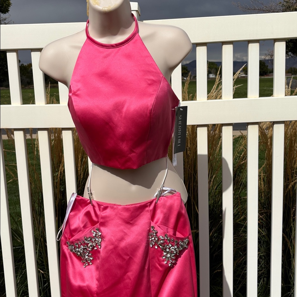 Sherri Hill NWT 2 Piece Formal Top and Skirt Size 00 - Picture 3 of 9